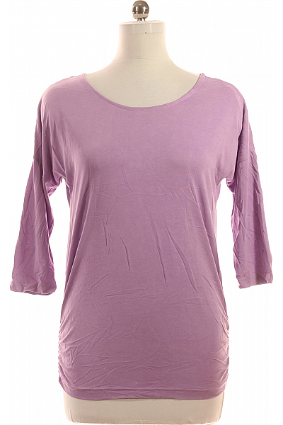 Jednoduché Dámské Tričko Fialové