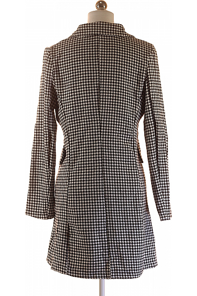 Shein Krátký Dámský Kabát Černobílý Vel. XS