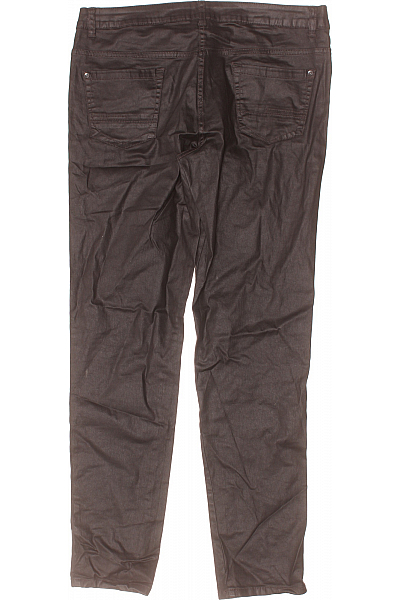 Dámské Kalhoty Rovné Černé Second hand Vel. 42