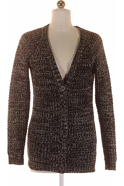 Dámský Cardigan Černobílý CLOCKHOUSE Vel. S