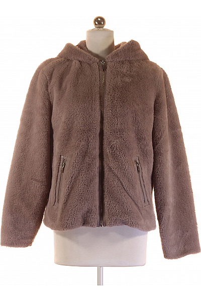 Amisu Dámský Kabát Šedý Second Hand Vel. 36