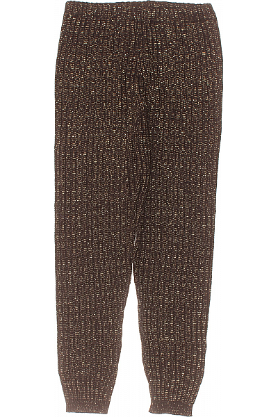 Teplé Dámské Kalhoty Lněné Černé