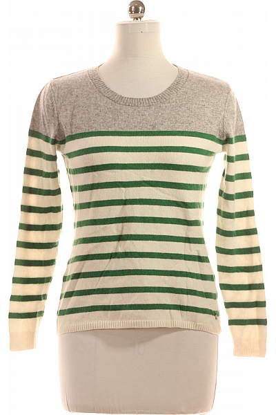 STRANDFEIN Dámský Pulovr Vlněný Zelený Vel. 42