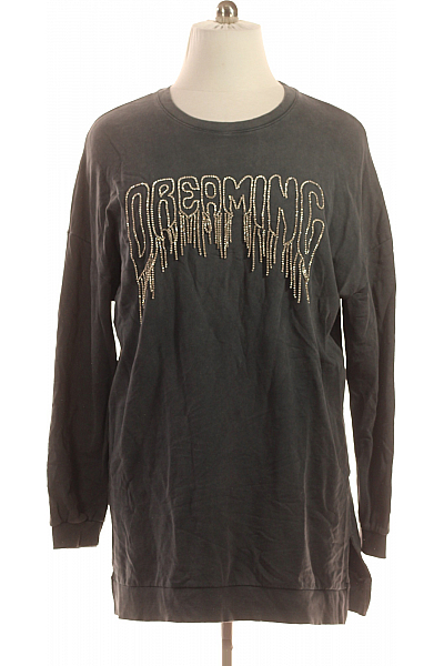 CLOCKHOUSE Dámská Mikina Bez Zapínání Šedá Vel. L