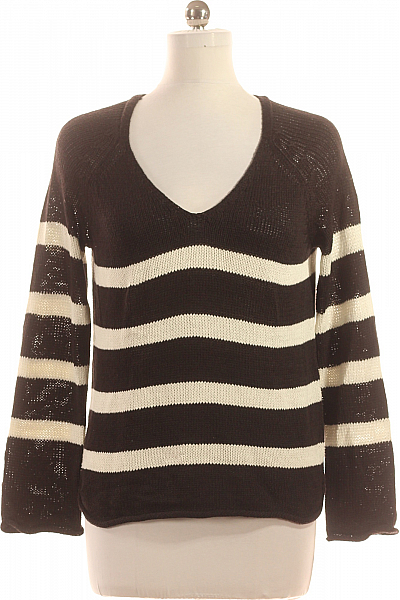 Dámský Svetr Černobílý Vel. M