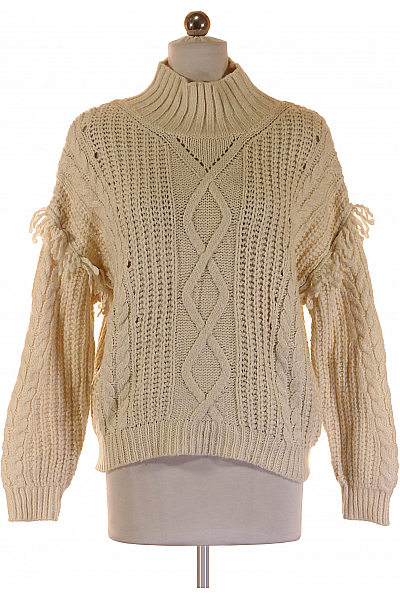 MANGO Dámský Svetr Béžový Second Hand Vel.  S