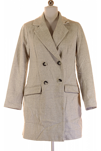 Dámský Kabát Šedý Orsay Vel. 34