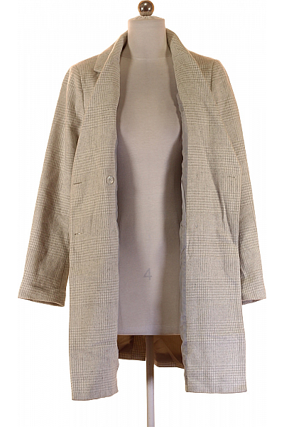 Dámský Kabát Šedý Orsay Vel. 34