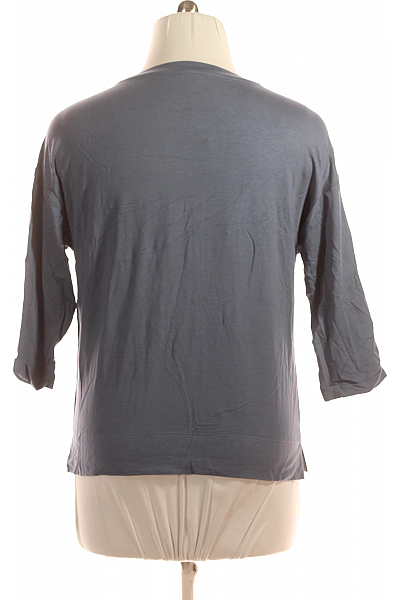 TOM TAILOR Jednoduché Dámské Tričko Modré Vel. L