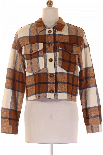 Kostkovaná Dámská Košile Hnědá Shein Vel. S