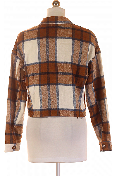 Kostkovaná Dámská Košile Hnědá Shein Vel. S