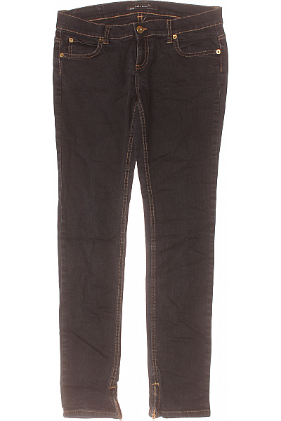 ZARA Boyfriend Dámské Džíny Černé Second Hand Vel.  40