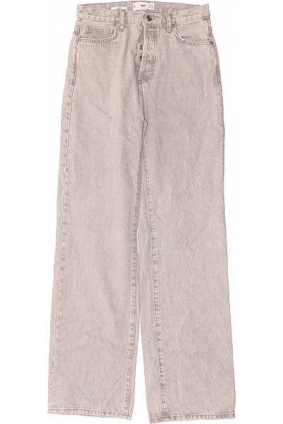 MANGO Bootcut Dámské Džíny Šedé Second Hand Vel. 38