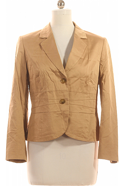 BETTY BARCLAY Dámské Sako Hnědé Second Hand Vel. 40