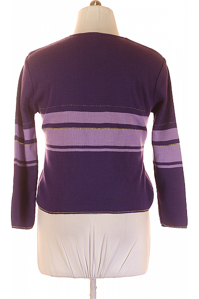 Dámský Pulovr Fialový Vel. L