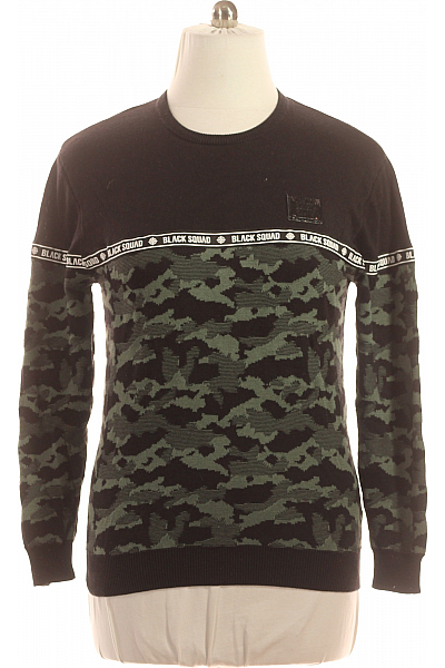 Pánský Pulovr Zelený Vel. L