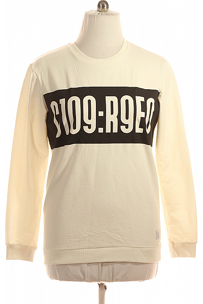 JACK & JONES Pánská Mikina Bez Zapínání Bílá Vel. L