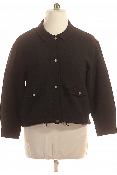 Krátký Dámský Kabát Černý Gina Vel. 46