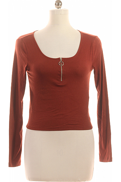 VERO MODA Dámské Tričko Hnědé Vel. M