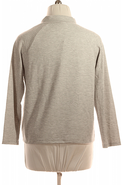 Dámská Mikina Bez Zapínání Šedá Vel. L