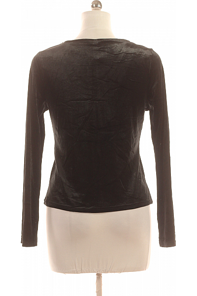  Halenka Jednobarevná Černá Vel. M