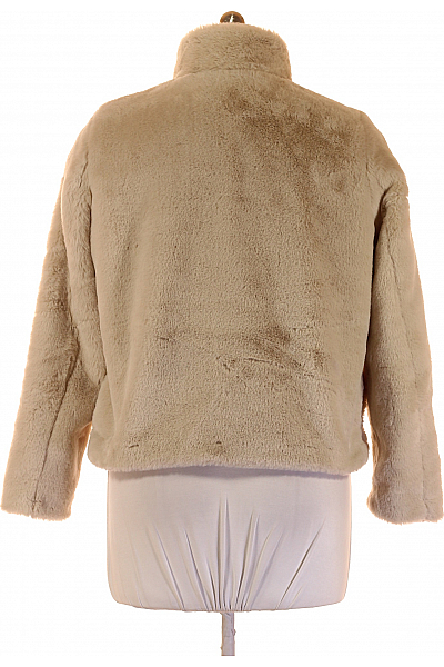 VERO MODA Dámský Kožich Béžový Vel. L