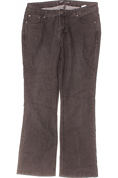 Bootcut Dámské Džíny Šedé Vel. 22