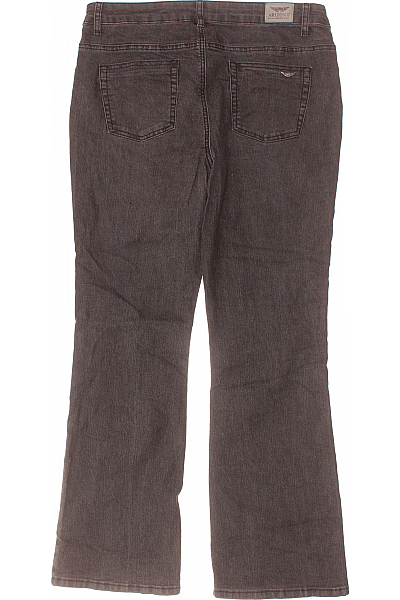 Bootcut Dámské Džíny Šedé Vel. 22