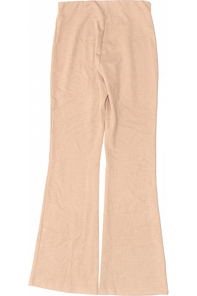 STRADIVARIUS Dámské Kalhoty Rovné Béžové Vel. M