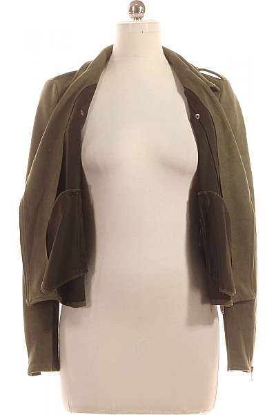 VILA Dámská Bunda Zelený Vel. 38