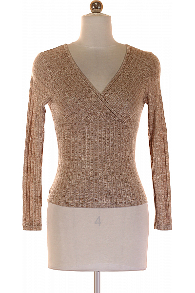 Shein Dámské Tričko Hnědé Vel. XS