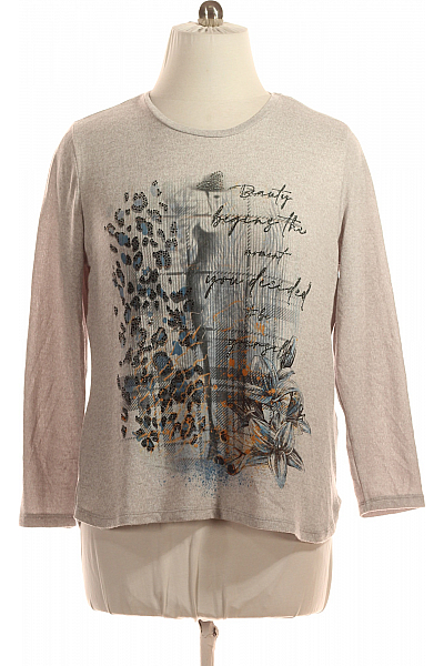  Halenka Pletená Šedá Vel. 44/46