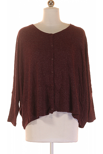 Dámský Svetr Vínový Vel. 36