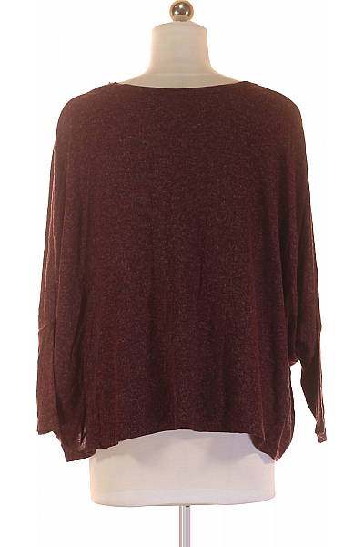 Dámský Svetr Vínový Vel. 36