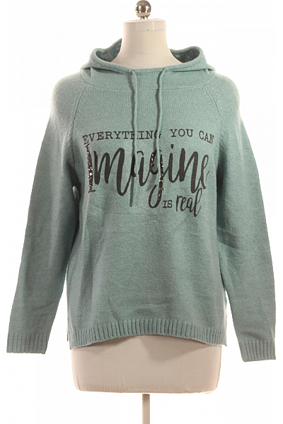 Dámský Pulovr Modrý Vel. M