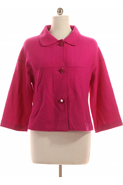 Dámské Sako Vlněné Fialové Second Hand Vel. 42