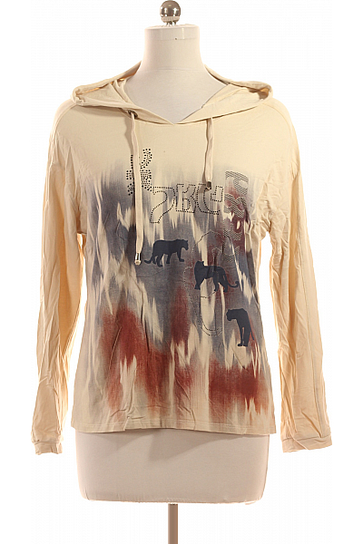 LEBEK Dámské Tričko Béžové Second hand