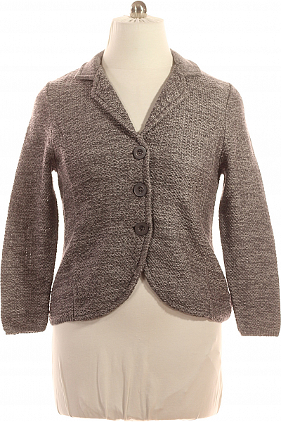 Dámský Cardigan Šedý Second Hand