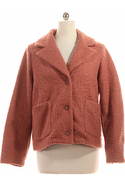 Gina Dámský Kabát Růžový Vel. 42