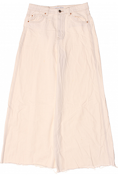 Bootcut Dámské Džíny Bílé Bershka Vel. 38