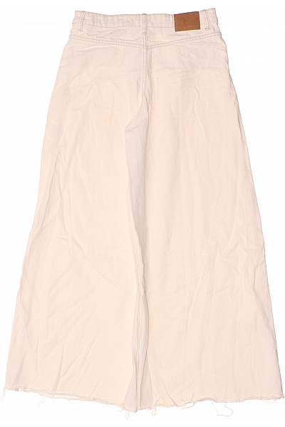 Bootcut Dámské Džíny Bílé Bershka Vel. 38