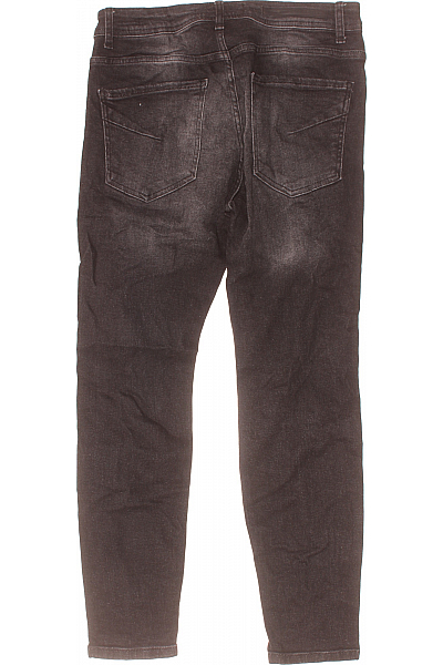 Roztrhané Pánské Džíny Černé Vel. 32