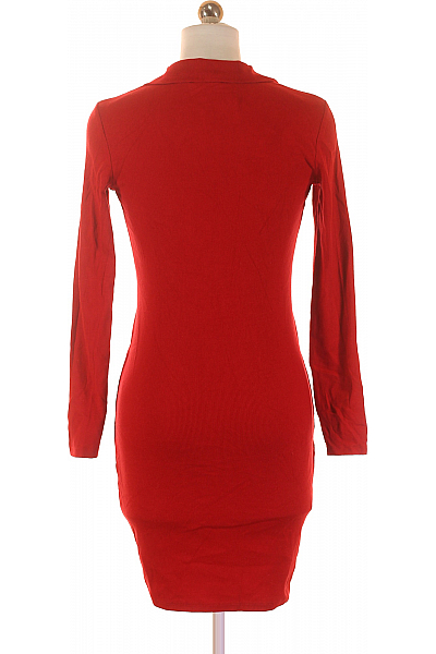 ZARA Košilové  Šaty Červené Vel. M