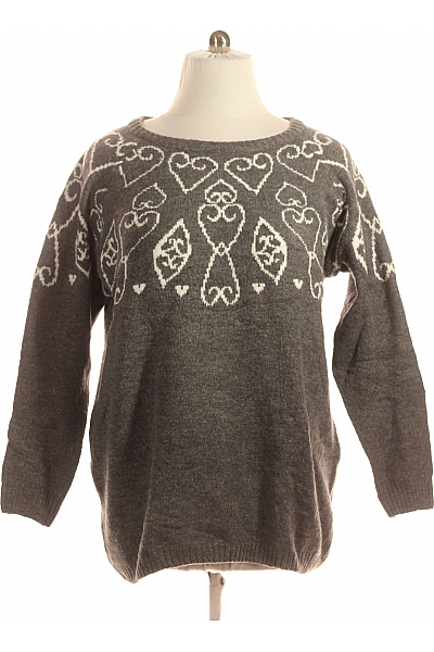 Esmara Dámský Svetr Šedý Second Hand Vel. L