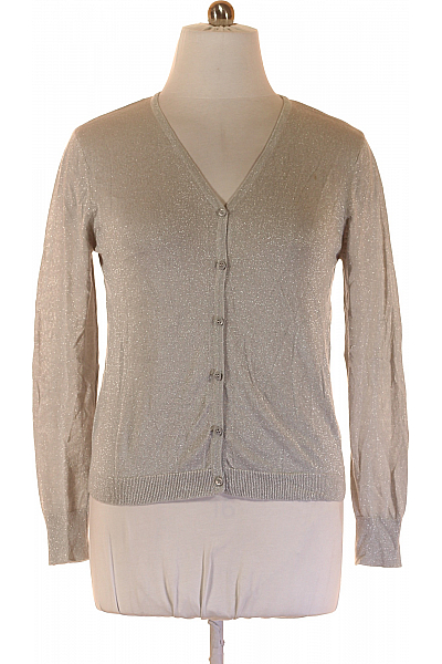 Dámský Svetr Stříbrný Primark Vel. 48