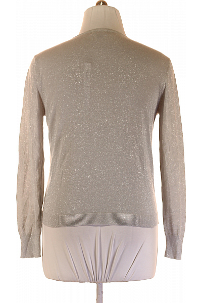 Dámský Svetr Stříbrný Primark Vel. 48