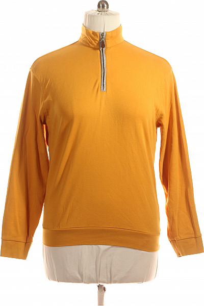 Pánská Mikina Bez Zapínání Žlutá REDMOND Vel. L