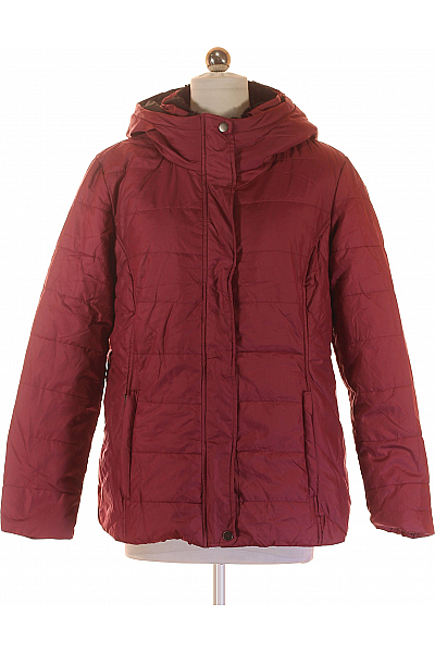 Dámská Bunda Vínová Second Hand Vel. 38/40