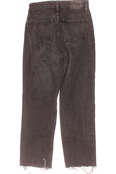 ZARA Boyfriend Dámské Džíny Černé Vel. 36