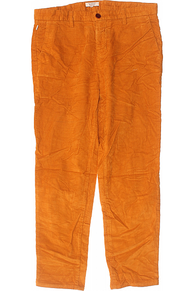 AIGLE Pánské Chino Kalhoty Oranžové Second Hand Vel. 40